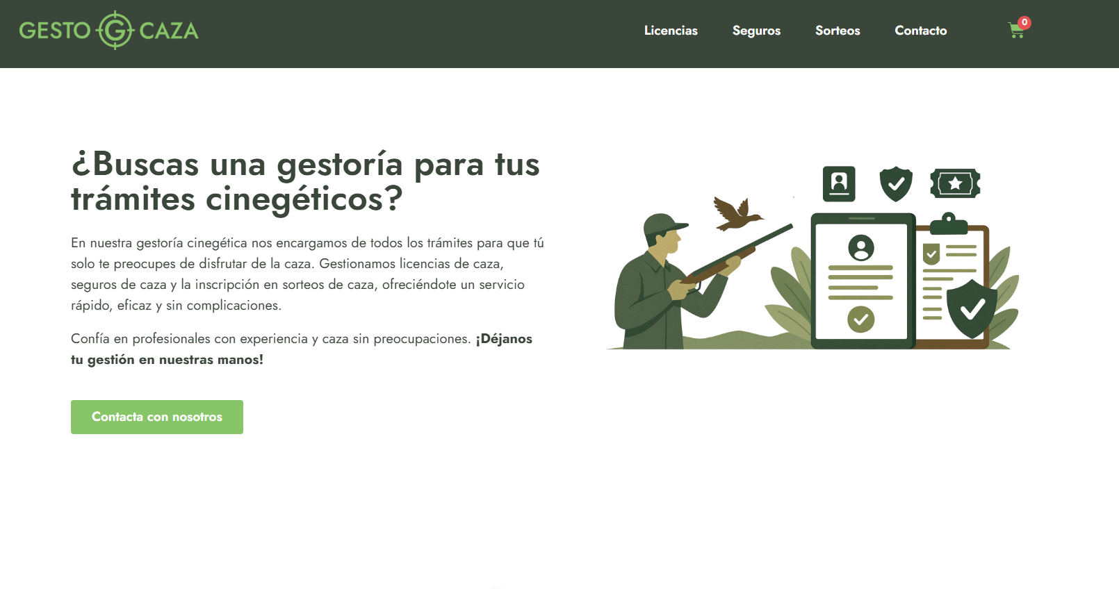 página web gestocaza.con